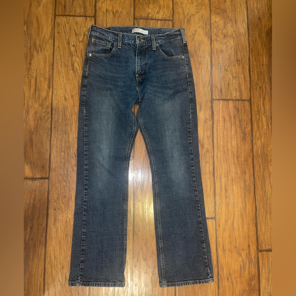 Levi’s signature bootcut denim blue jeans pants woman’s size 29 EUC